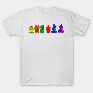 cactus lgbt pride T-Shirt